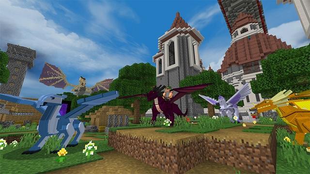 Screenshot of the Minecraft Bedrock Marketplace product Dragon Skyblock created by Lifeboat.