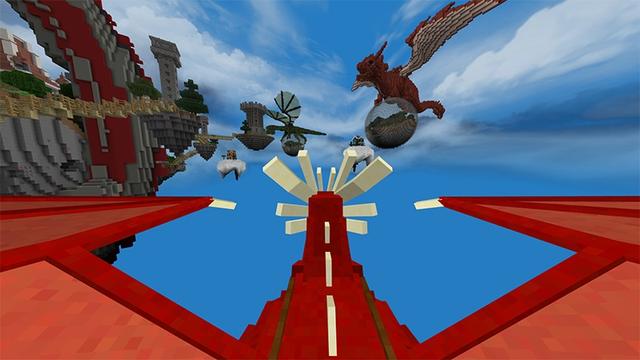 Screenshot of the Minecraft Bedrock Marketplace product Dragon Skyblock created by Lifeboat.