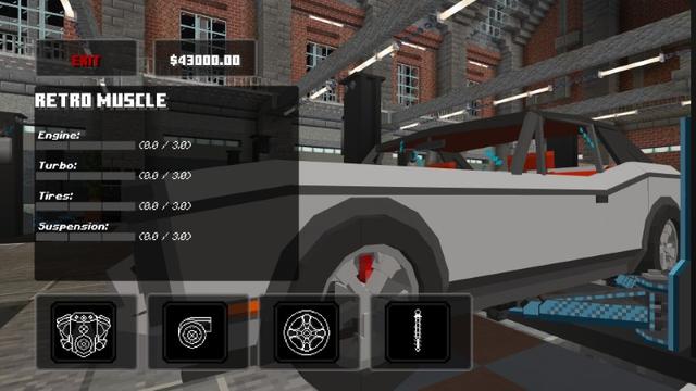 Screenshot of the Minecraft Bedrock Marketplace product Drift Simulator: World Edition created by Lifeboat.
