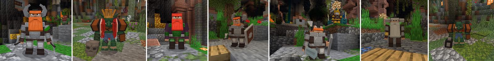 Panorama of the Minecraft Bedrock Marketplace product Dwarf Kingdom created by Lifeboat.