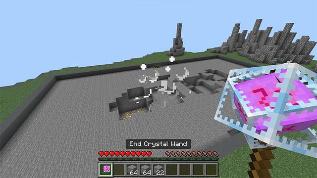 Screenshot of the Minecraft Bedrock Marketplace product End Crystal Wand created by Lifeboat.
