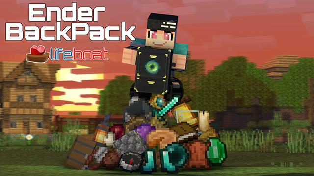 Thumbnail of the Minecraft Bedrock Marketplace product Ender Backpack created by Lifeboat.