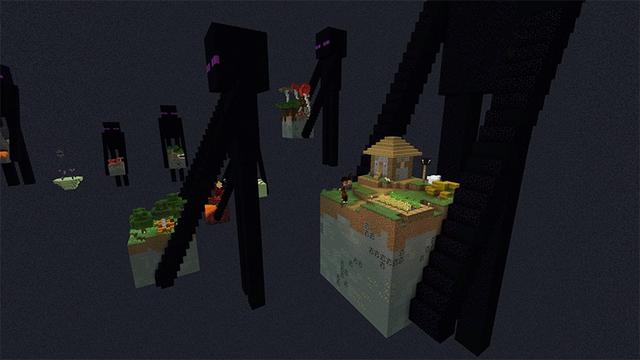 Screenshot of the Minecraft Bedrock Marketplace product Enderman Skyblock created by Lifeboat.