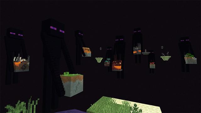 Screenshot of the Minecraft Bedrock Marketplace product Enderman Skyblock created by Lifeboat.