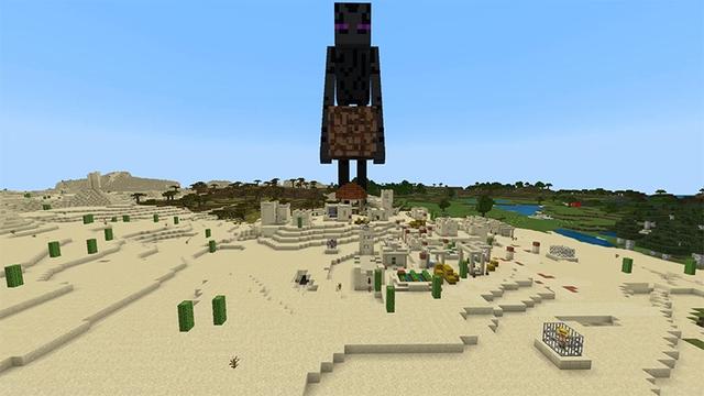 Screenshot of the Minecraft Bedrock Marketplace product Enderman Skyblock created by Lifeboat.