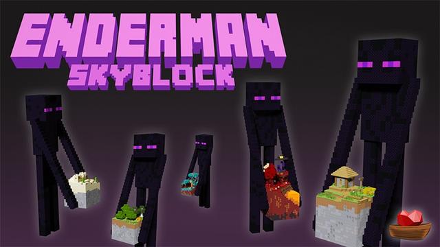 Thumbnail of the Minecraft Bedrock Marketplace product Enderman Skyblock created by Lifeboat.