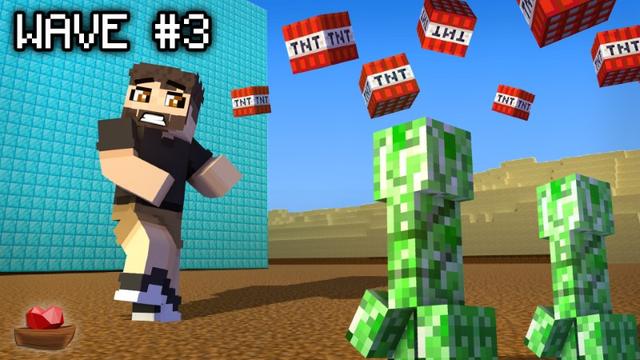 Thumbnail of the Minecraft Bedrock Marketplace product Explosions vs 500,000 Diamonds created by Lifeboat.