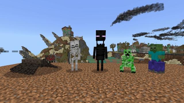 Screenshot of the Minecraft Bedrock Marketplace product Extreme Acid Survival created by Lifeboat.