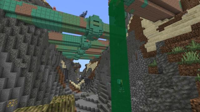 Screenshot of the Minecraft Bedrock Marketplace product Extreme Acid Survival created by Lifeboat.