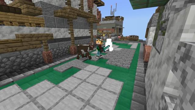 Screenshot of the Minecraft Bedrock Marketplace product Extreme Acid Survival created by Lifeboat.