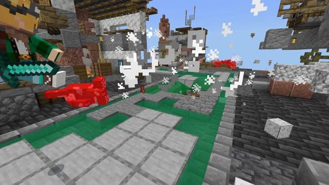 Screenshot of the Minecraft Bedrock Marketplace product Extreme Acid Survival created by Lifeboat.