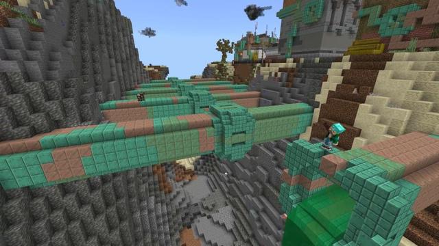 Screenshot of the Minecraft Bedrock Marketplace product Extreme Acid Survival created by Lifeboat.