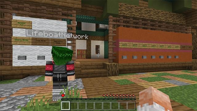 Screenshot of the Minecraft Bedrock Marketplace product Extreme Dropper created by Lifeboat.