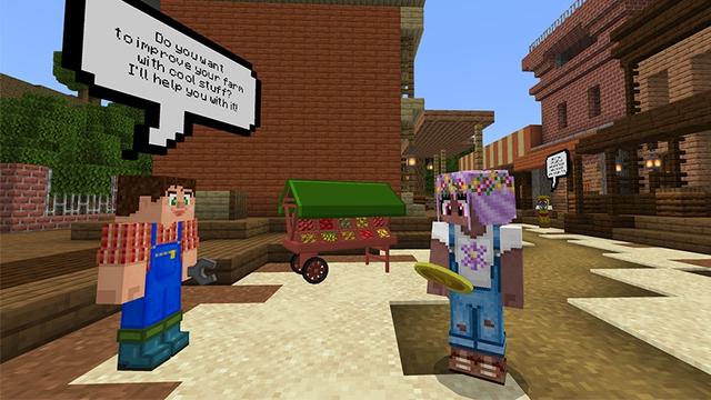 Screenshot of the Minecraft Bedrock Marketplace product Farm Tycoon created by Lifeboat.