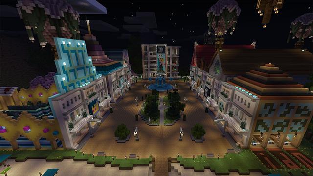 Screenshot of the Minecraft Bedrock Marketplace product Fashion TV created by Lifeboat.