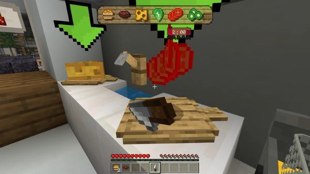 Screenshot of the Minecraft Bedrock Marketplace product Fast Food Simulator created by Lifeboat.