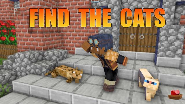Thumbnail of the Minecraft Bedrock Marketplace product Find The Cats created by Lifeboat.
