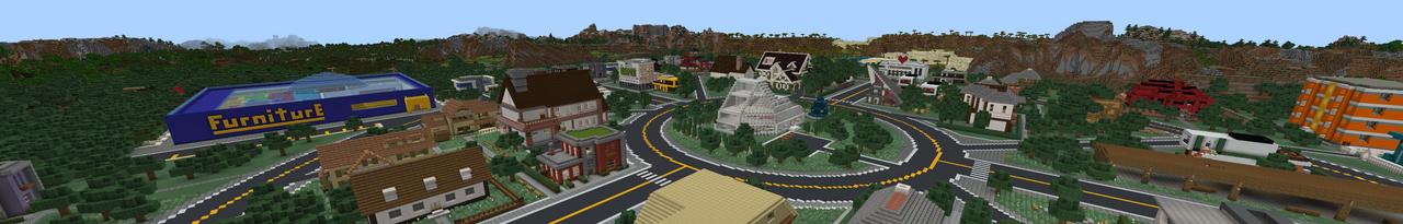 Panorama of the Minecraft Bedrock Marketplace product Fix It Up! created by Lifeboat.