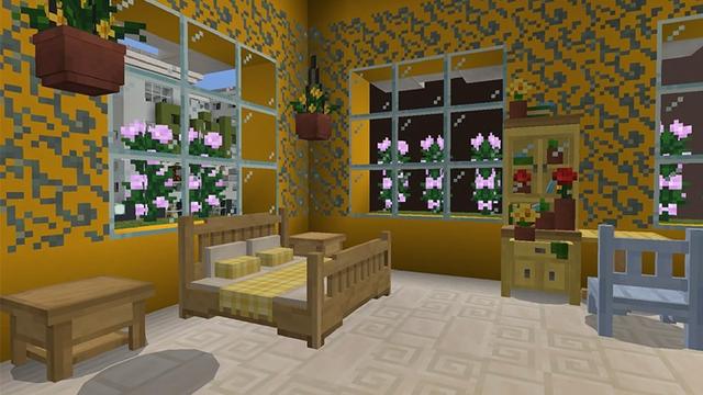 Screenshot of the Minecraft Bedrock Marketplace product Flower Shop created by Lifeboat.