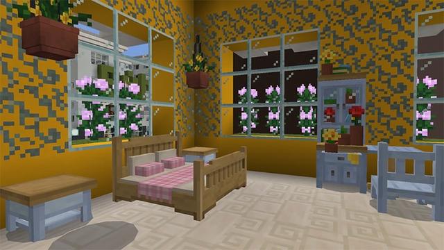 Screenshot of the Minecraft Bedrock Marketplace product Flower Shop created by Lifeboat.