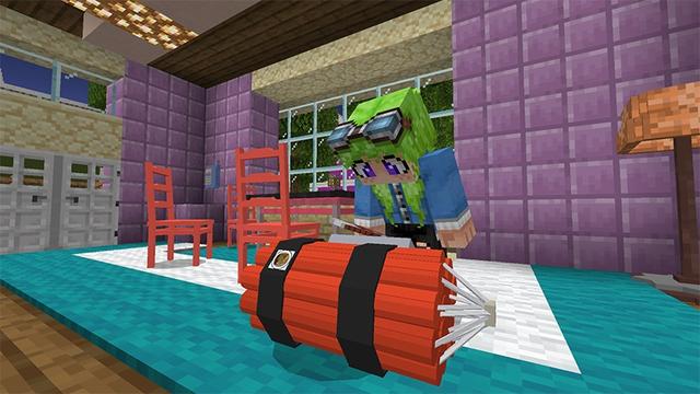 Screenshot of the Minecraft Bedrock Marketplace product French 1: TNT Squad created by Lifeboat.