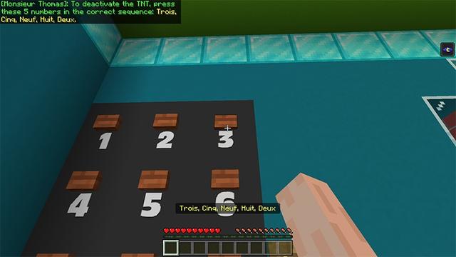 Screenshot of the Minecraft Bedrock Marketplace product French 1: TNT Squad created by Lifeboat.