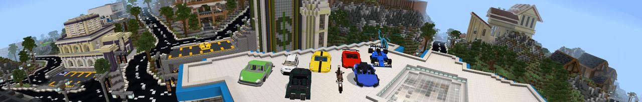 Panorama of the Minecraft Bedrock Marketplace product Gazillionaire created by Lifeboat.