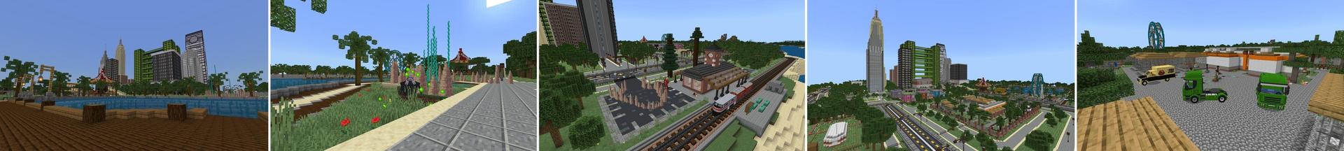 Panorama of the Minecraft Bedrock Marketplace product Ghost Hunter created by Lifeboat.