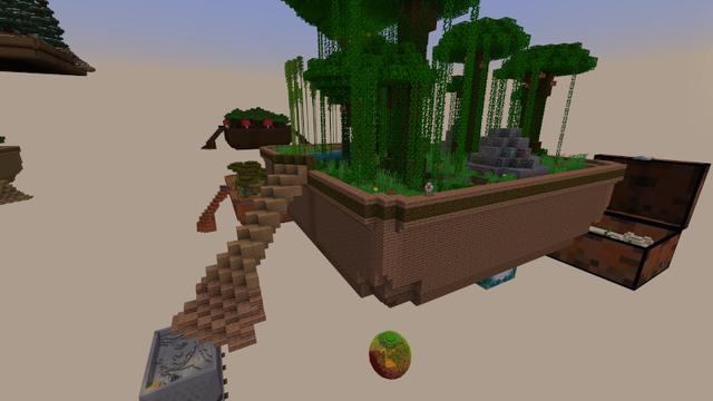 Screenshot of the Minecraft Bedrock Marketplace product Giant Items Skyblock created by Lifeboat.