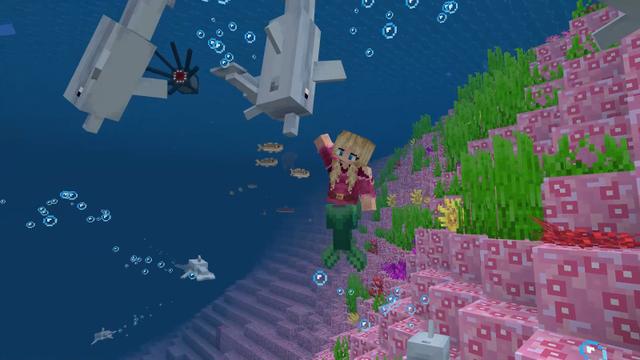 Screenshot of the Minecraft Bedrock Marketplace product Glitter Galore created by Lifeboat.