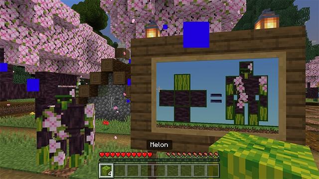 Screenshot of the Minecraft Bedrock Marketplace product Golems+ Melon Vs. Pumpkin created by Lifeboat.