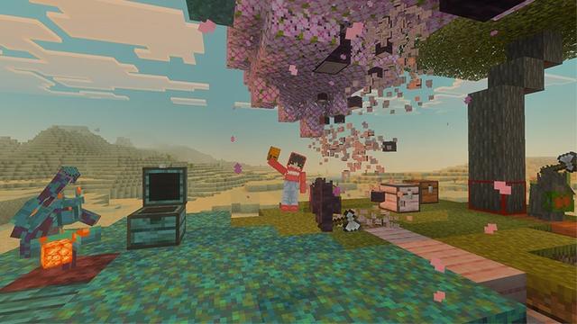 Screenshot of the Minecraft Bedrock Marketplace product Golems Add-On created by Lifeboat.