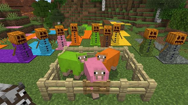 Screenshot of the Minecraft Bedrock Marketplace product Golems Add-On created by Lifeboat.