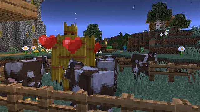 Screenshot of the Minecraft Bedrock Marketplace product Golems Add-On created by Lifeboat.