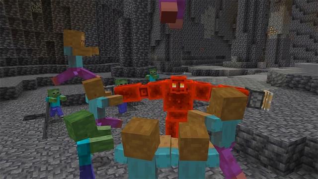 Screenshot of the Minecraft Bedrock Marketplace product Golems Add-On created by Lifeboat.