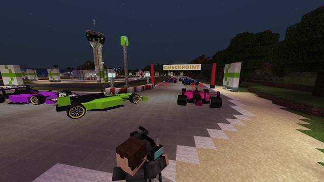 Screenshot of the Minecraft Bedrock Marketplace product Grand Prix created by Lifeboat.