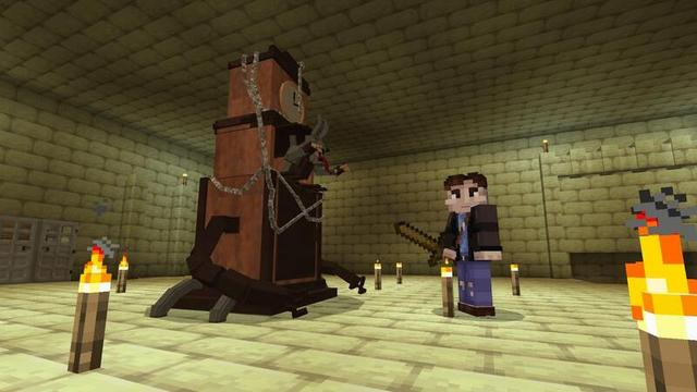 Screenshot of the Minecraft Bedrock Marketplace product Haunted Furniture created by Lifeboat.