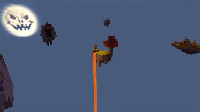 Screenshot of the Minecraft Bedrock Marketplace product Haunted Skyblock created by Lifeboat.