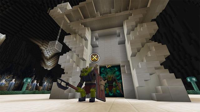 Screenshot of the Minecraft Bedrock Marketplace product Hero Arena created by Lifeboat.