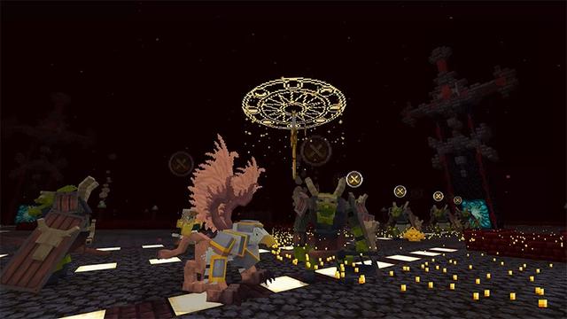 Screenshot of the Minecraft Bedrock Marketplace product Hero Arena created by Lifeboat.