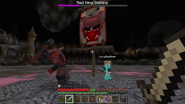Screenshot of the Minecraft Bedrock Marketplace product Hero Arena created by Lifeboat.