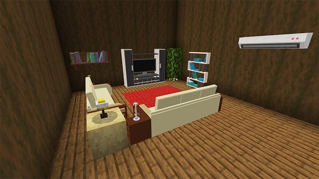 Screenshot of the Minecraft Bedrock Marketplace product Home Improvement Television created by Lifeboat.