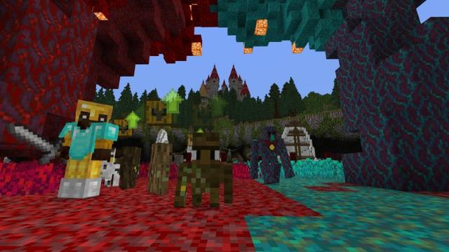 Screenshot of the Minecraft Bedrock Marketplace product How to Train Your Golem created by Lifeboat.