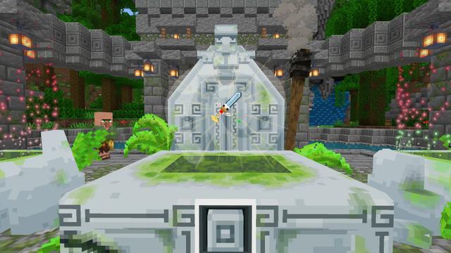 Screenshot of the Minecraft Bedrock Marketplace product Item Fusion created by Lifeboat.