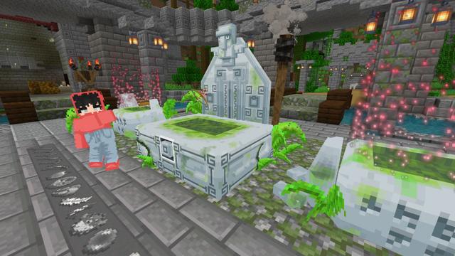 Screenshot of the Minecraft Bedrock Marketplace product Item Fusion created by Lifeboat.