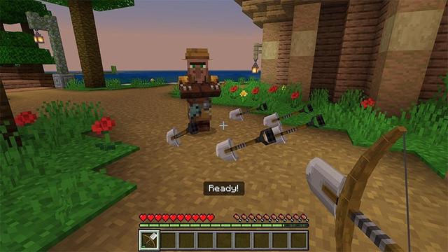 Screenshot of the Minecraft Bedrock Marketplace product Item Fusion created by Lifeboat.