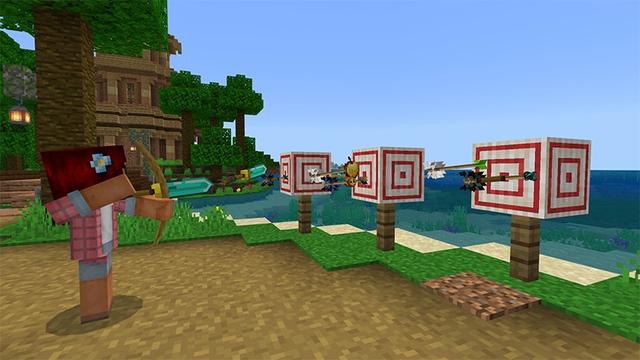 Screenshot of the Minecraft Bedrock Marketplace product Item Fusion created by Lifeboat.