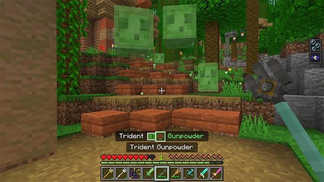 Screenshot of the Minecraft Bedrock Marketplace product Item Fusion created by Lifeboat.
