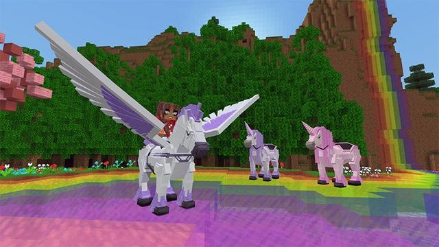 Screenshot of the Minecraft Bedrock Marketplace product Knights and Dragons created by Lifeboat.
