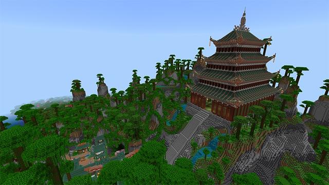Screenshot of the Minecraft Bedrock Marketplace product Kung Fu Animals created by Lifeboat.